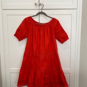 Kate Spade dress orange/red